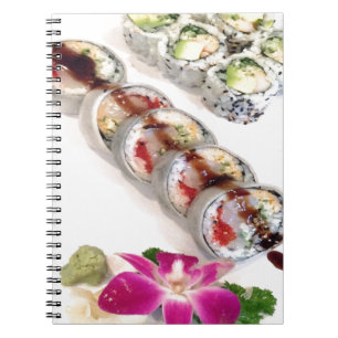 Sushi California Rolls Notebook