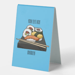 Sushi cartoon illustration