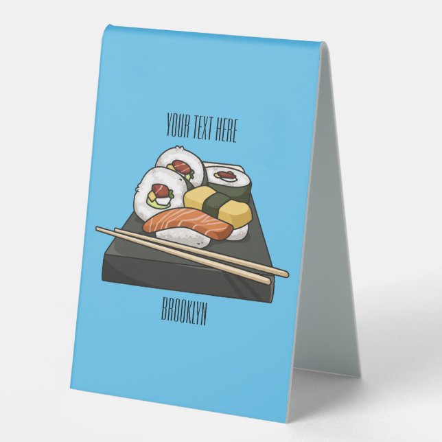 Sushi cartoon illustration  (Front)