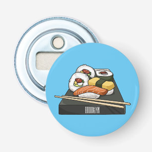 Sushi cartoon illustration bottle opener