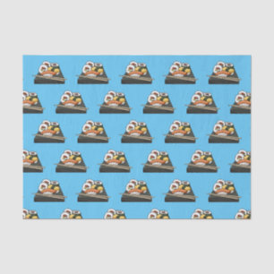 Sushi cartoon illustration tissue paper