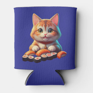 Sushi Cat Can Cooler