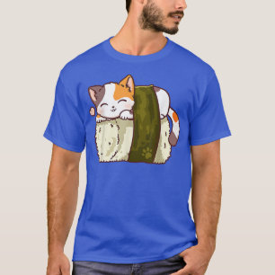 Sushi Cat Kawaii Anime Neko Japanese T-Shirt