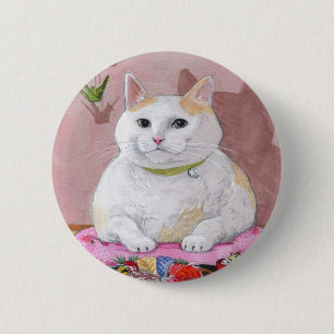 Sushi Cat Sashimi Sweetie 6 Cm Round Badge