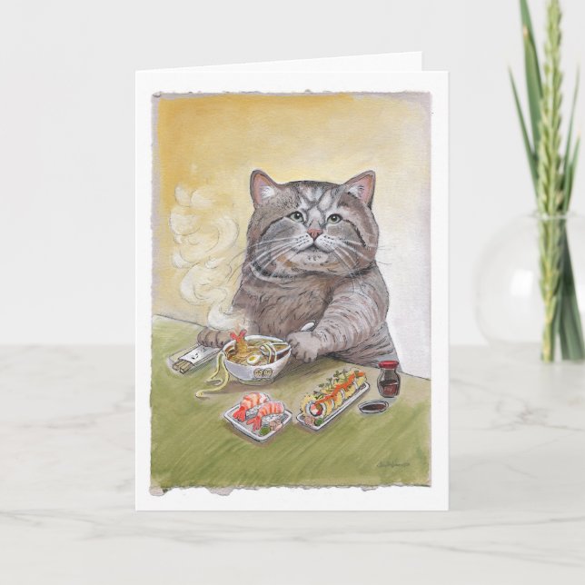 Sushi Cat Tempura Udon Card (Front)