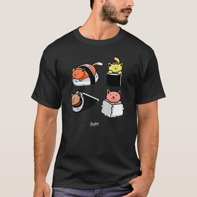 Sushi Cats T-Shirt (Front)
