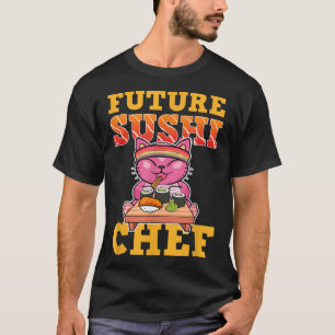 Sushi Chef Cat LGBTQ Gay Pride Anime Manga LGBT  T-Shirt