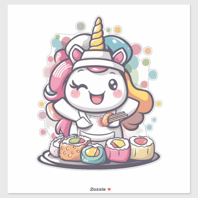 Sushi Chef Unicorn (1) (Sheet)