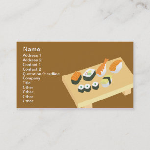 Sushi - Classic Business Card