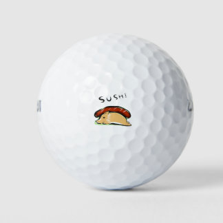 Sushi Corgi Golf Balls