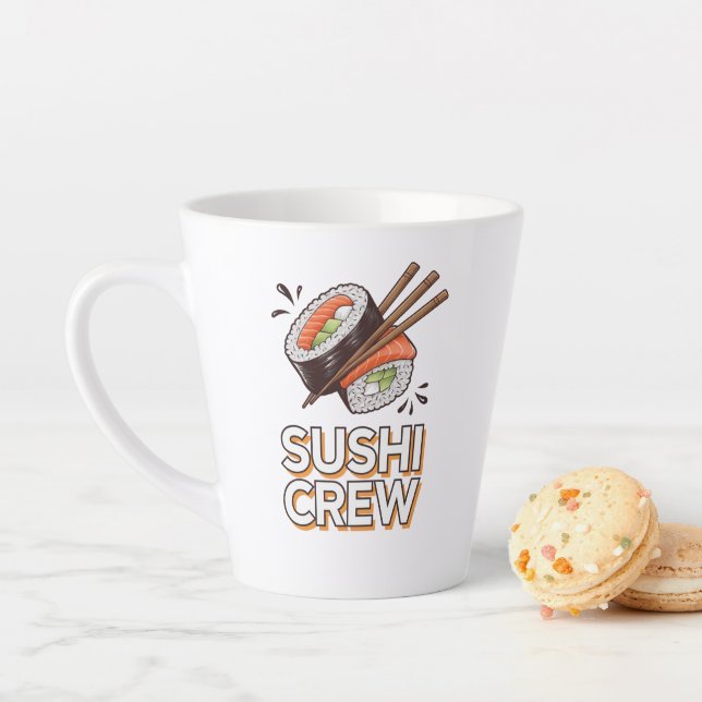 Sushi Crew Latte Mug (In Situ)