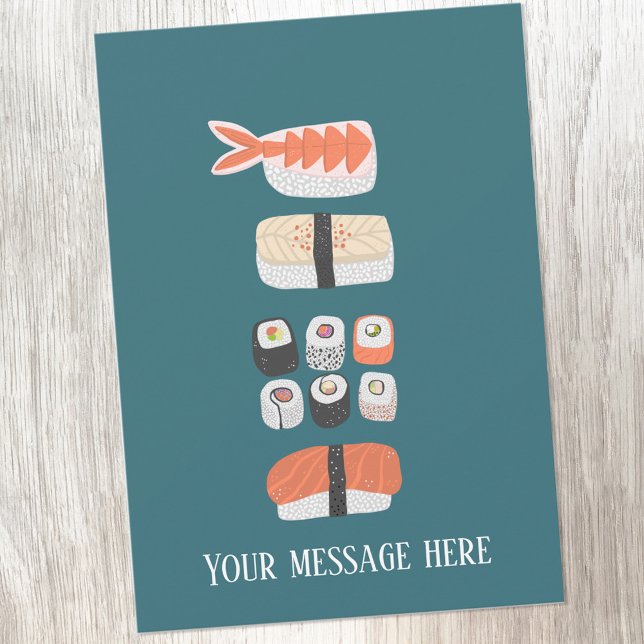 Sushi Custom Message Greetings (Creator Uploaded)