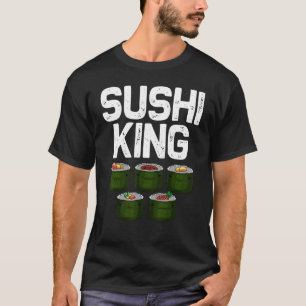 Sushi Designs For Men Dad Japanese Food Maki Eater T-Shirt