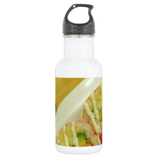 Sushi Dinner Fish Rice Healthy Diet 532 Ml Water Bottle