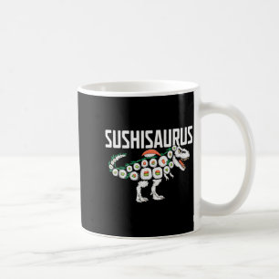 Sushi Dinosaur T-rex Japanese Food Funny Sushi Rol Coffee Mug