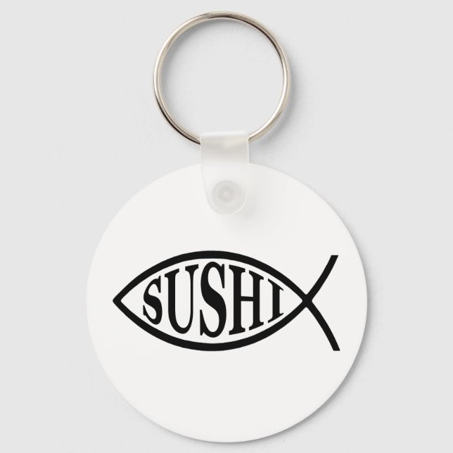 Sushi Fish Key Ring (Front)