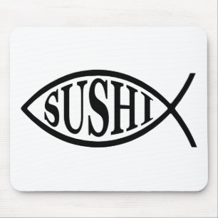 Sushi Fish Mouse Pad