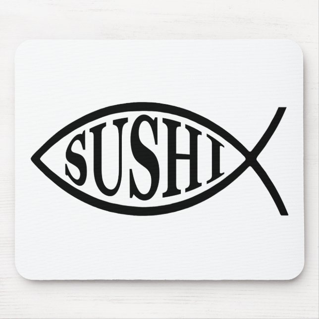 Sushi Fish Mouse Pad (Front)