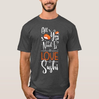 Sushi Food Chopsticks vintage T-Shirt