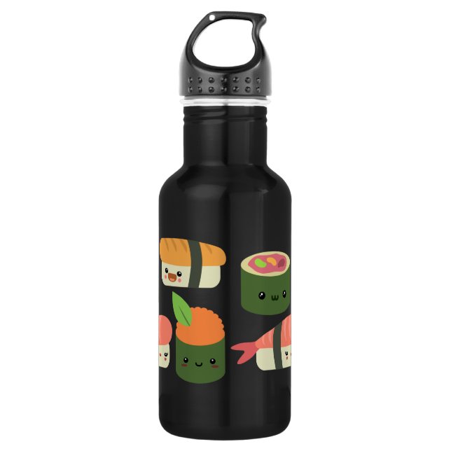 Sushi Friends 532 Ml Water Bottle (Front)