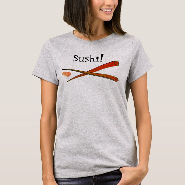 Sushi Front - Wasabi -Back T-Shirt (Front)