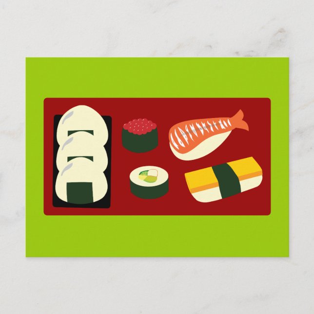 Sushi Fun Postcard (Front)