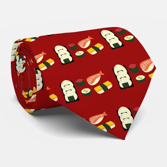 Sushi Fun Tie (Rolled)