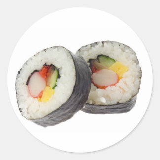 Sushi - Futomaki Classic Round Sticker