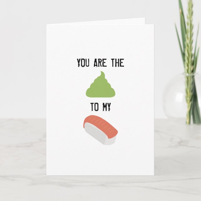 SUSHI GREETING CARD (Front)