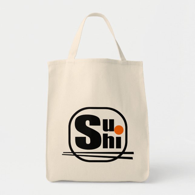 Sushi Grocery Tote Bag (Front)