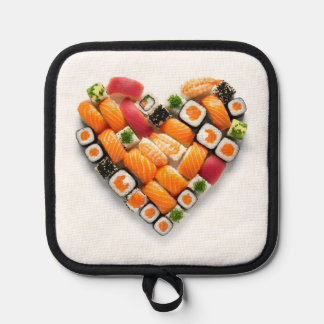 Sushi heart pot holder
