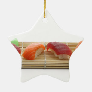 Sushi Japanese Delicious Asian Food Yummy Ceramic Ornament