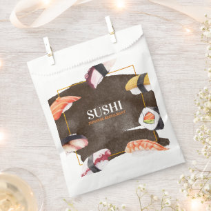 Sushi Japanese Food Favour Bag