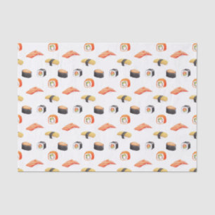 Sushi Japanese Food Pattern Tissue Paper