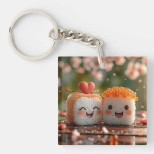 sushi keyholder key ring