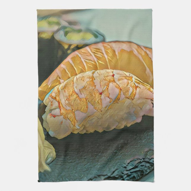 Sushi lover gift tea towel (Vertical)
