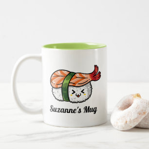 Sushi Lover Gift Two-Tone Coffee Mug