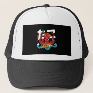 Sushi Lover, Octopus Sushi Chef Trucker Hat
