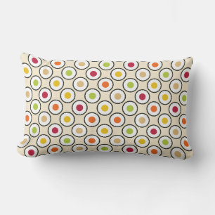 Sushi Maki Polka Dots Lumbar Cushion