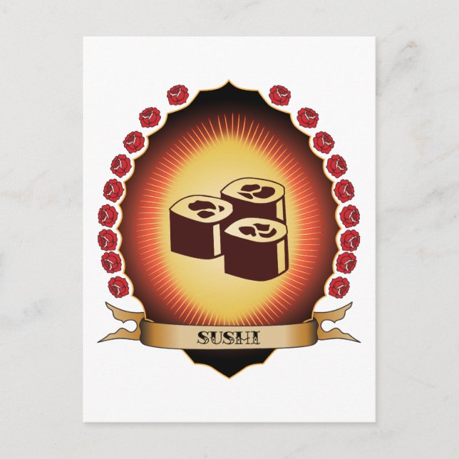 Sushi Mandorla Postcard (Front)