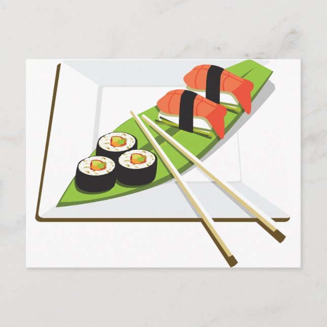 Sushi Meal Postcard (Front)