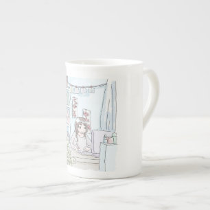 SUSHI MISCELLANEOUS SHELF BONE CHINA MUG
