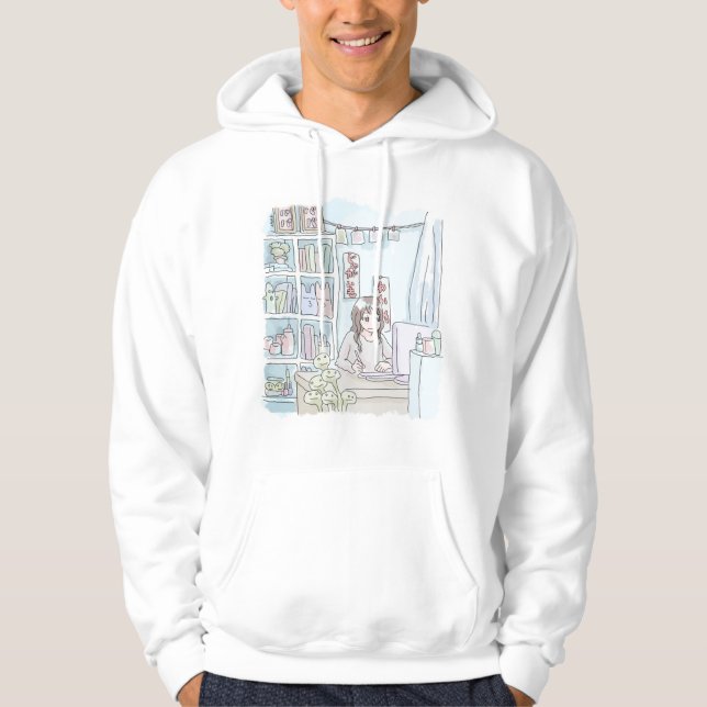 SUSHI MISCELLANEOUS SHELF HOODIE (Front)