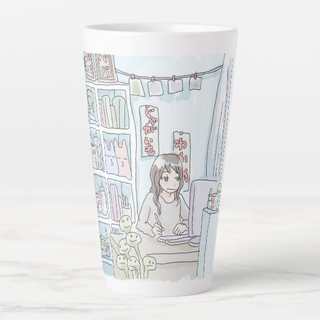 SUSHI MISCELLANEOUS SHELF LATTE MUG (Front)