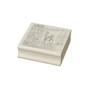 SUSHI MISCELLANEOUS SHELF RUBBER STAMP