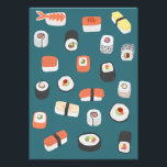Sushi Nigiri Maki Roll Photo Print<br><div class="desc">Japanese food art for those who love to eat sushi,  sashimi,  nigiri and maki rolls. Yum!</div>