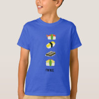 Sushi Nigiri Sashimi Maki Roll Name T-Shirt