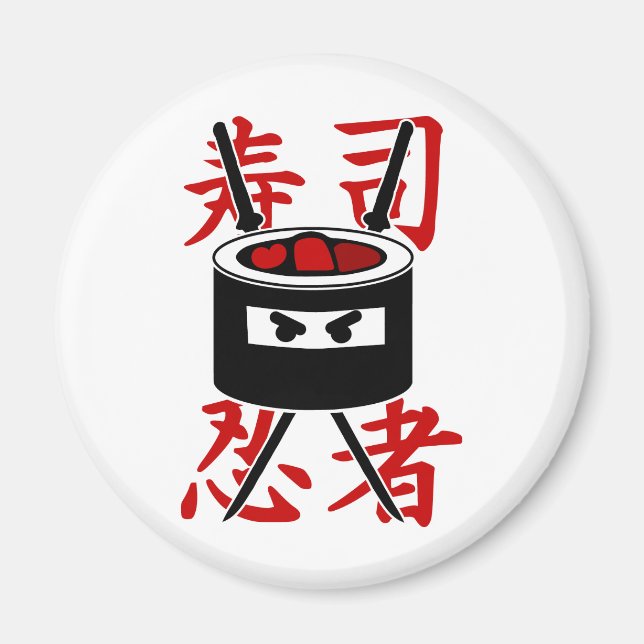 Sushi Ninja Magnet (Front)