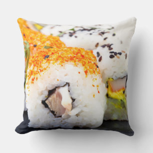 Sushi on a plate cushion