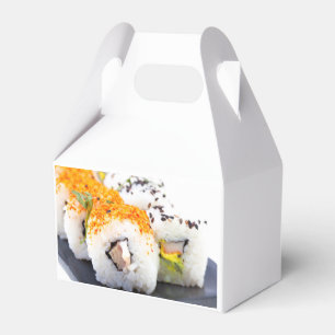 Sushi on a plate favour box